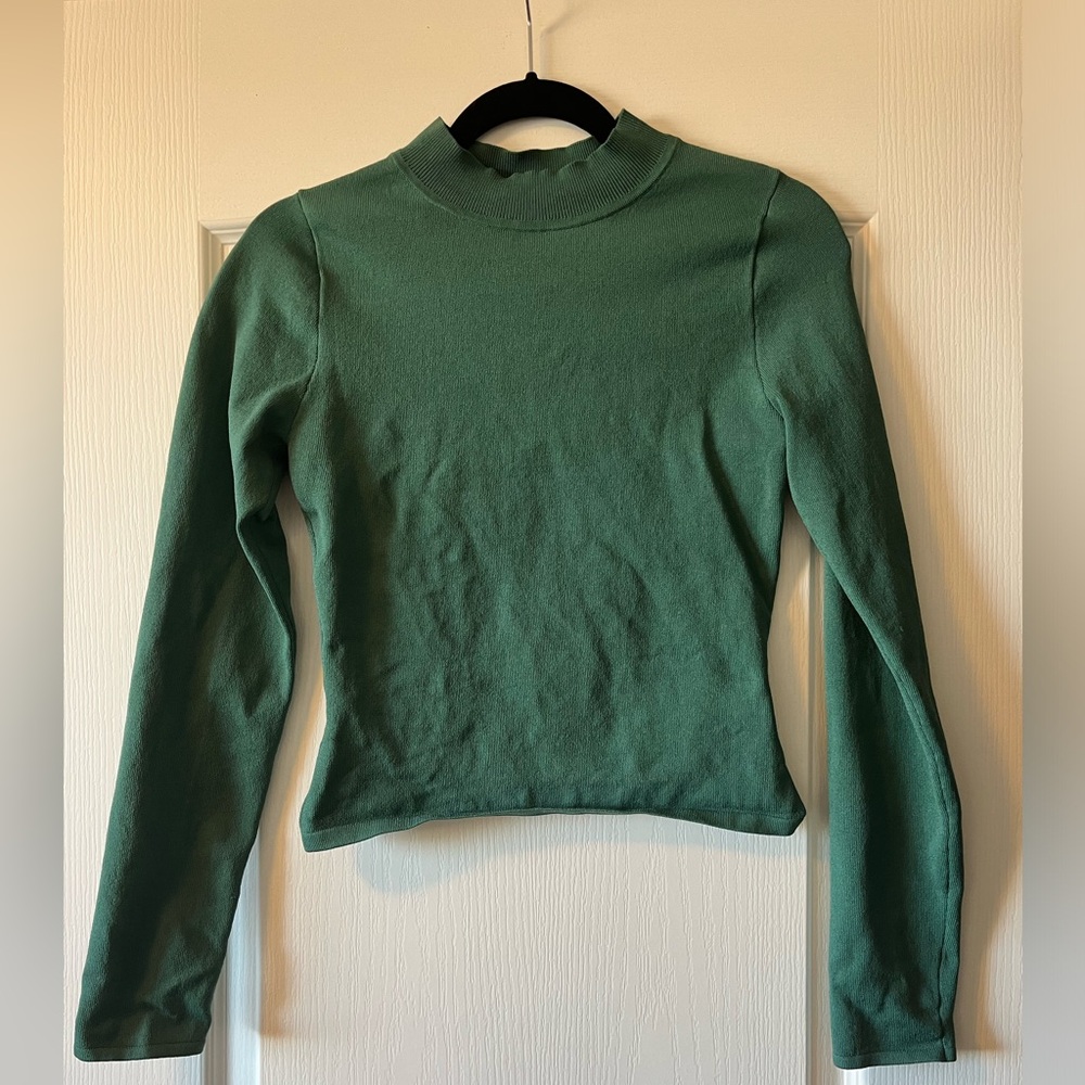 Green Women's Long Sleeve Top